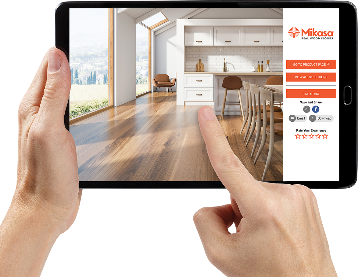 Visualize your space with Mikasa Room Visualizer